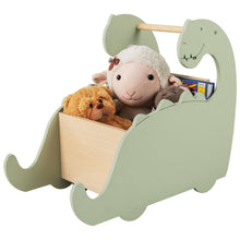 Load image into Gallery viewer, Baby Learning Walker, 2-in-1 Wooden Baby Push Walker with Large Toy Storage Chest and 4 Wheels
