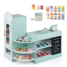 Load image into Gallery viewer, Kids Supermarket Playset with Cash Register for Children Ages 3+
