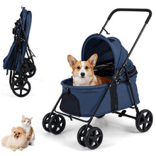 Load image into Gallery viewer, Pet Travel Buggy for Small Medium Dogs Cats
