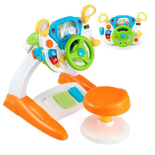 Load image into Gallery viewer, Driving Simulator Toy with Stool for 3 Years Old + Boys Girls

