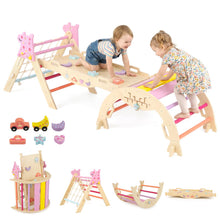 Load image into Gallery viewer, 3-Piece Foldable Toddler Climbing Toys with Climber Rope and Maze Game

