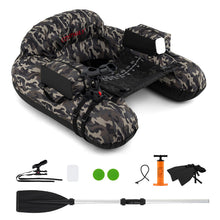 Load image into Gallery viewer, Inflatable Fishing Float Tube, Fishing Boat with Pump
