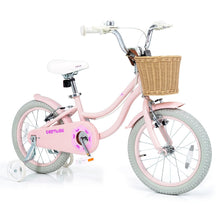 Load image into Gallery viewer, Kids Bike, Children's Training Bicycle | Toddler Bike with Detachable Training Wheels, Basket
