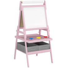 Load image into Gallery viewer, Wooden Kids Easel, Double Sided Painting Easel

