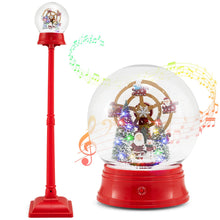 Load image into Gallery viewer, Christmas Street Lamp, 5FT Red Musical Festive Lamp Post with 8 Tunes
