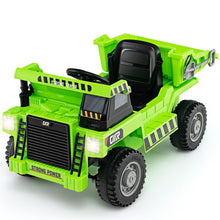 Load image into Gallery viewer, 12V Kids Ride On Car, Children Electric Construction Vehicle with Remote Control
