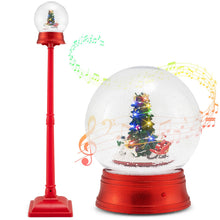 Load image into Gallery viewer, Christmas Street Lamp, 5FT Red Musical Festive Lamp Post
