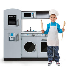 Load image into Gallery viewer, Wooden Kids Pretend Kitchen Play Set
