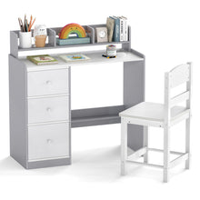 Load image into Gallery viewer, Wooden Student Study Table with 3 Drawers
