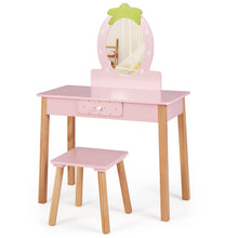 Load image into Gallery viewer, Kids Dressing Table and Stool Set
