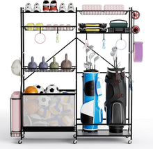 Load image into Gallery viewer, Garage Sports Equipment Organizer
