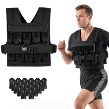 Load image into Gallery viewer, Weighted Vest, 20kg Fitness Weight Vests with Adjustable Buckles &amp; Mesh Bag
