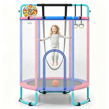 Load image into Gallery viewer, 5FT Kids Trampoline, 6 in 1 Toddler Trampolines
