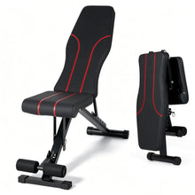 Load image into Gallery viewer, Adjustable Foldable Dumbbell Bench, Heavy-Duty Iron Frame Strength Training Bench
