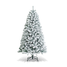 Load image into Gallery viewer, 180 cm Snow Flocked Artificial Christmas Tree with 600 Tips
