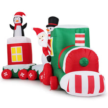 Load image into Gallery viewer, 11.5 Feet Christmas Inflatables Train with Snowman Penguin Gift Box
