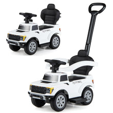 Load image into Gallery viewer, 3 in 1 Ride on Push Car, Licensed Ford Stroller Sliding Walking Car with Horn
