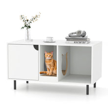 Load image into Gallery viewer, Wooden Cat Litter Box Enclosure
