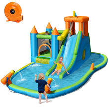 Load image into Gallery viewer, 8 in 1 Kids Bouncy Castle with 720W Blower
