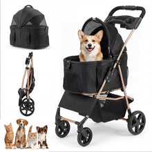 Load image into Gallery viewer, 3-in-1 Pet Stroller, Foldable Dog Pushchair
