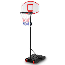 Load image into Gallery viewer, Portable 5.4FT-7FT Adjustable Basketball Backboard Hoop Net System
