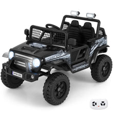 Load image into Gallery viewer, 12V Kids Ride on Car, Electric Off Road Truck with Remote Control, Lights, Music, Wireless Connection
