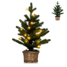 Load image into Gallery viewer, Pre-lit Artificial Mini Christmas Tree with 96 Branch Tips
