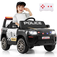 Load image into Gallery viewer, Kids Ride on Police Car, 12V Battery Powered Car with Remote Control
