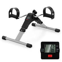 Load image into Gallery viewer, Under Desk Exercise Bike Pedal Exerciser with LCD Display for Legs and Arms Workout
