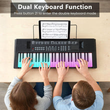 Load image into Gallery viewer, 54 Key Keyboard Piano, Portable Digital Piano with 200 Rhythms
