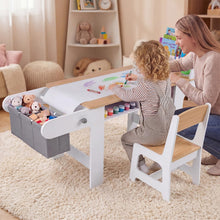 Load image into Gallery viewer, Toddler Craft Desk and Chair, Children Activity Furniture
