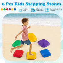 Load image into Gallery viewer, Stepping Stones for Kids, Toddler Balance Stone with Non-Slip Edge (6 Pcs: 34 x 34 x 15cm)
