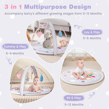 Load image into Gallery viewer, Toddle Activity Play Gym with 5 Hanging Sensory Toys
