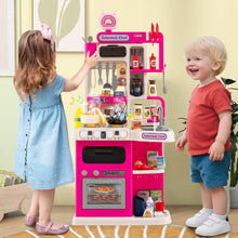 Load image into Gallery viewer, Kids Kitchen Playset Pretend Play Kitchen with Realistic Sounds and Lights
