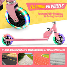 Load image into Gallery viewer, Foldable Kids Scooter Adjustable with Lighted Wheels and Kickstand
