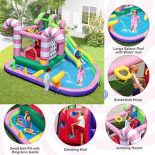 Load image into Gallery viewer, 9 in 1 Kids Bouncy Castle with Slide

