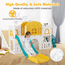 Load image into Gallery viewer, All in 1 Toddler Slide Playset Freestanding Kids Slide with Tunnel

