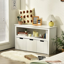 Load image into Gallery viewer, Children Bookcase with Drawers &amp; Large Open Shelf
