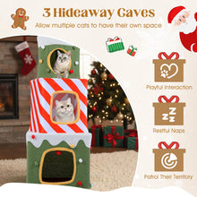 Load image into Gallery viewer, Stackable Cat Condos with Plush Balls for Indoor
