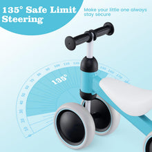 Load image into Gallery viewer, Balance Bike, No Pedal 4 Wheels Toddler Bike
