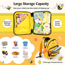 Load image into Gallery viewer, 2 Pieces Kids Luggage Set with Spinner Wheels and Anti-Lose Rope
