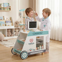 Load image into Gallery viewer, Kids Role Play Medical Station Cart with CT Machine
