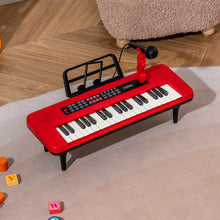 Load image into Gallery viewer, 37 Keys Kids Portable Piano Keyboard with Microphone and Music Stand

