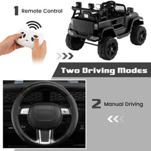Load image into Gallery viewer, Kids Ride on Car, 12V Battery Powered Car with Remote Control, MP3, USB/Aux Port, Lights, Music
