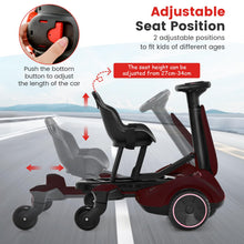 Load image into Gallery viewer, 6V Kids Ride On Car, Electric Go Kart with Adjustable Seat &amp; Speeds, 360¡ã Spin Wheels, Horn, Sounds and Safety Belt
