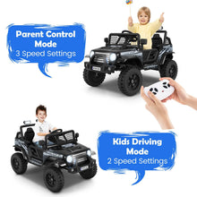 Load image into Gallery viewer, 12V Kids Ride on Car, Electric Off Road Truck with Remote Control, Lights, Music, Wireless Connection
