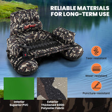 Load image into Gallery viewer, Inflatable Fishing Float Tube Portable Fishing Boat with Shoulder Straps
