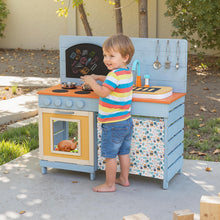 Load image into Gallery viewer, Wooden Kids Play Kitchen Toy Set with Stoves

