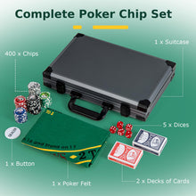 Load image into Gallery viewer, Poker Chip Set, Casino Poker Chips (400 PCS)
