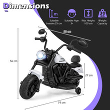 Load image into Gallery viewer, 6V Kids Electric Motorbike with Detachable Training Wheels and Music
